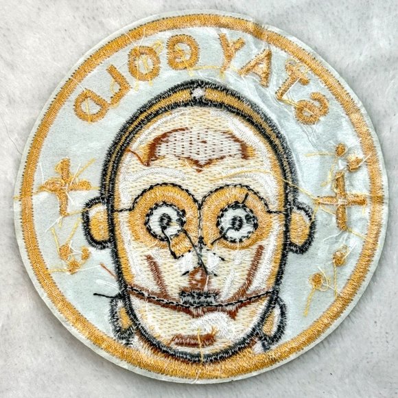 Star Wars C-3PO Stay Gold Patch Green Gold - Picture 2 of 2